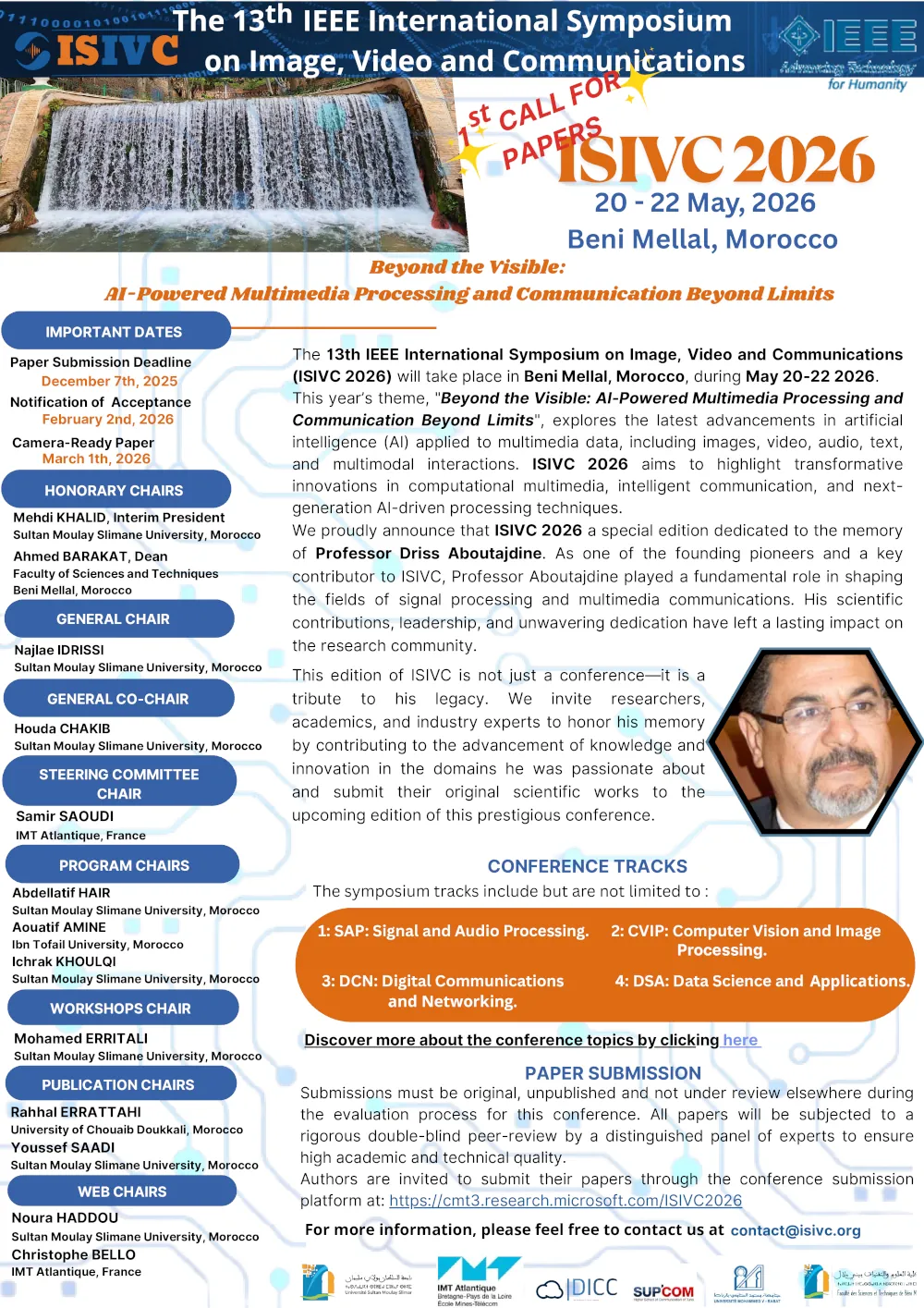 ISIVC 2026 Call for Papers
